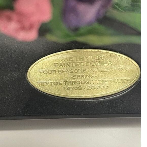 Vintage Trail of Painted Ponies, "Tip Toe Through the Tulips" #14,708/20,000 NWT - Picture 6 of 6